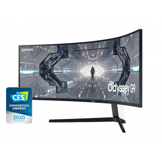 SAMSUNG 49-inch Odyssey G9 - QHD, 240hz, 1000R Curved Gaming Monitor, 1ms, NVIDIA G-SYNC & FreeSync, QLED