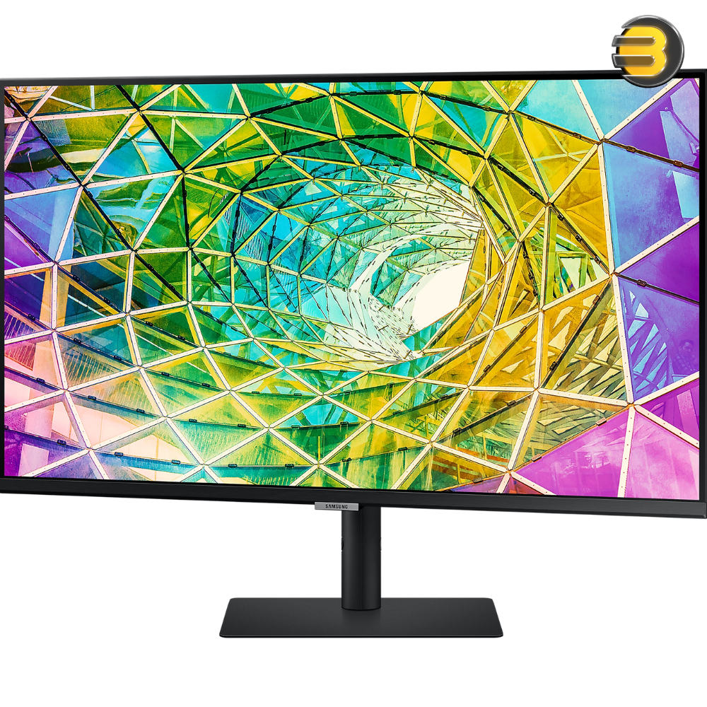 SAMSUNG 32 UHD Monitor with Ergonomic design — LS32A800NMAXXA