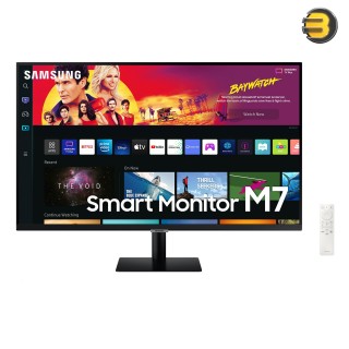 SAMSUNG LS32BM700UEXXY 32 INCH UHD Smart Monitor with Speakers and Remote