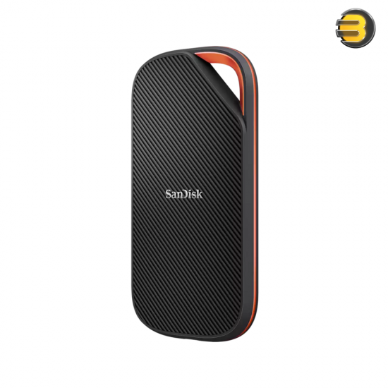 SanDisk 2TB Extreme PRO Portable SSD with USB4, Up to 3800 MB/s Read and 3700MB/s Write, USB-C, USB 3.2, Backwards Compatible, IP65 Water and Dust Resistance