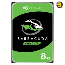 Seagate 8TB BarraCuda Internal Hard Drive SATA 6Gb/s 256MB Cache 3.5-Inch — ST8000DM004