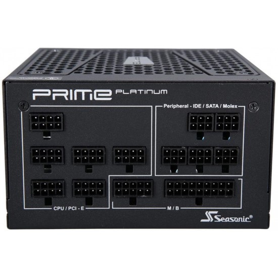 Seasonic PRIME PX-850, 850W 80+ Platinum, Full Modular, Fan Control in Fanless, Silent, and Cooling Mode, Perfect Power Supply for Gaming and High-Performance Systems