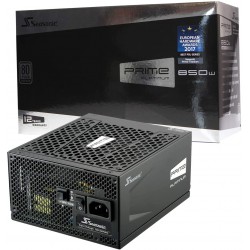 Seasonic PRIME PX-850, 850W 80+ Platinum, Full Modular, Fan Control in Fanless, Silent, and Cooling Mode, Perfect Power Supply for Gaming and High-Performance Systems