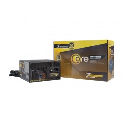 Seasonic CORE GM-650, 650W 80+ Gold, Semi-Modular, Fan Control in Silent and Cooling Mode, Perfect Power Supply for Gaming and Various Application, SSR-650LM