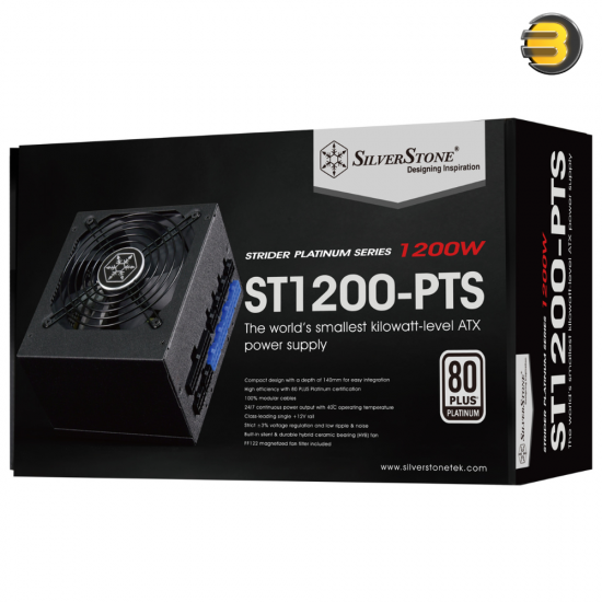 SilverStone ST1200-PTS 1200W Full Modular 80 Plus Platinum Power Supply