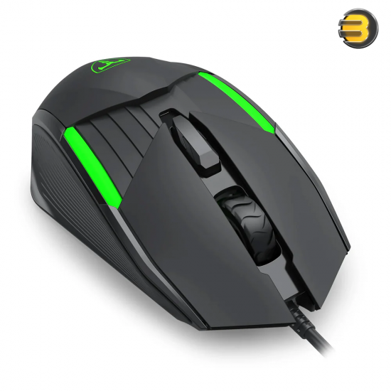 T-Dagger Blaze T-TGM116 Wired RGB Gaming Mouse — 2400 DPI, 4-Level Adjustable DPI, 6 Buttons, Ergonomic Design, USB Connection, RGB Backlight.