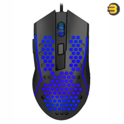 T-DAGGER Tonscrap TGM114 Wired Optical Gaming Mouse – Honeycomb Shell & 3600 DPI