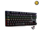 T-DAGGER Bora T-TGK313 TKL Mechanical Gaming Keyboard – Brown Switches, Rainbow LED, 50M Clicks Durability
