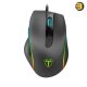 T-DAGGER T-TGM208 Wired Gaming Mouse – Adjustable DPI (1000/1600/2400/3200), 12G Acceleration, 125Hz Polling, 6 Programmable Buttons, Customizable RGB, 5M Click Durability, Ergonomic Design, USB Connectivity