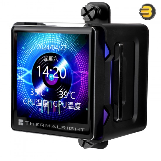 Thermalright Elite Vision 360 Black ARGB All-in-One Liquid CPU Cooler - 360mm Radiator, Triple 120mm ARGB Fans, Compatible with Intel LGA115X / 1200 / 1700 / 1851 / 2011 / 2066 & AMD AM4 / AM5 Sockets