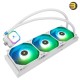 Thermalright Frozen Prism 360 White ARGB All-in-One Liquid CPU Cooler - 360mm Radiator, Triple 120mm ARGB Fans, Compatible with Intel LGA115X / 1200 / 1700 / 1851 / 2011 / 2011-3 / 2066 & AMD AM4 / AM5 Sockets
