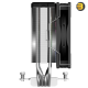 Thermalright Assassin X 120 R Digital ARGB BLACK CPU Cooler Thermalright Assassin X 120 R Digital ARGB BLACK 120mm CPU air cooler with 4 direct-touch copper heatpipes, real-time temperature digital display and TL-P12-S PWM fan