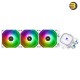 Thermalright Frozen Prism 360 White ARGB All-in-One Liquid CPU Cooler - 360mm Radiator, Triple 120mm ARGB Fans, Compatible with Intel LGA115X / 1200 / 1700 / 1851 / 2011 / 2011-3 / 2066 & AMD AM4 / AM5 Sockets