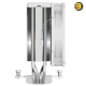 Thermalright Assassin X 120 R Digital ARGB WHITE CPU Cooler Thermalright Assassin X 120 R Digital ARGB WHITE 120mm CPU air cooler with 4 direct-touch nickel-plated copper heatpipes, real-time temperature digital display and TL-P12W-S PWM fan