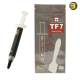Thermalright TF7 2g Thermal Paste Compound — High-Performance Gray Silicone-Based Thermal Grease, 12.8 W/mK Thermal Conductivity, Low Thermal Impedance <0.01, Non-Conductive, Safe for CPUs & GPUs, Operating Range -150°C to 250°C, Includes Spatula Thermalright TF7 2g Thermal Paste Compound — High-Performance Gray Silicone-Based Thermal Grease, 12.8 W/mK Thermal Conductivity, Low Thermal Impedance <0.01, Non-Conductive, Safe for CPUs & GPUs, Operating Range -150°C to 250°C, Includes Spatula