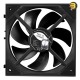 Thermalright TL-M12Q X3 3-pack bundle of black 120mm ARGB PWM case fans with 68.9 CFM airflow, 2.21 mm H2O extreme static pressure and daisy-chain cables