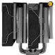Thermalright Royal Pretor 130 Black/Silver CPU Cooler — Dual 130mm PWM Fans (2150 RPM, 80.45 CFM), 6x 6mm Heatpipes, Copper Core, Single Tower, 29.4 dBA, S-FDB V2 Bearing, Intel LGA115X/1200/1700/185X/2011/2066 & AMD AM4/AM5 Compatible, 158mm Height