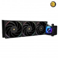 Thermalright Elite Vision 360 Black ARGB All-in-One Liquid CPU Cooler - 360mm Radiator, Triple 120mm ARGB Fans, Compatible with Intel LGA115X / 1200 / 1700 / 1851 / 2011 / 2066 & AMD AM4 / AM5 Sockets