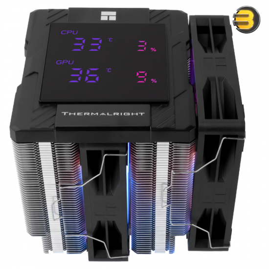 Thermalright Peerless Assassin 120 Digital ARGB CPU Cooler — Dual Tower, 6x 6mm AGHP Heatpipes, 2x 120mm PWM ARGB Fans (1850 RPM, 88.9 CFM), Nickel-Plated Copper Base, Intel LGA1851/1700/1200/115X & AMD AM4/AM5 Compatible Thermalright Peerless Assassin 120 Digital ARGB CPU Cooler — Dual Tower, 6x 6mm AGHP Heatpipes, 2x 120mm PWM ARGB Fans (1850 RPM, 88.9 CFM), Nickel-Plated Copper Base, Intel LGA1851/1700/1200/115X & AMD AM4/AM5 Compatible