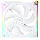 Thermalright TL-M12QRW X3 3-pack bundle of white 120mm ARGB PWM case fans with S-FDB bearing, 47.6 CFM airflow and daisy-chain cables