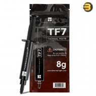 Thermalright TF7 8g Thermal Paste — High-Performance Gray Silicone-Based Compound, 12.8 W/mK Thermal Conductivity, Thermal Impedance <0.01 ℃·cm²/W, Non-Conductive, Safe for CPUs & GPUs, Usable Temperature Range -150°C to 250°C, Includes Applicator