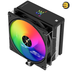 Thermalright Assassin X 120 R Digital ARGB BLACK – 120mm CPU Air Cooler with Temp Display