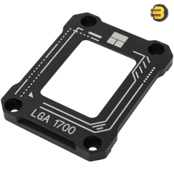 Thermalright LGA1700-BCF Black V2 CPU Anti-Bend Backplate — Aluminum Alloy, 54x70x6mm, 20g, Includes L-Shaped Screwdriver, Compatible with Intel 12th/13th/14th Gen LGA1700 CPUs, Enhances Cooling Stability and Prevents CPU Bending, Black Finish