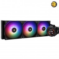 Thermalright Core Vision 360 Black ARGB All-in-One Liquid CPU Cooler - 360mm Radiator, Triple 120mm ARGB Fans, Compatible with Intel LGA115X / 1200 / 1700 / 1851 / 2011 / 2066 & AMD AM4 / AM5 Sockets Thermalright Core Vision 360 Black ARGB All-in-One Liquid CPU Cooler - 360mm Radiator, Triple 120mm ARGB Fans, Compatible with Intel LGA115X / 1200 / 1700 / 1851 / 2011 / 2066 & AMD AM4 / AM5 Sockets