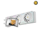 Thermalright Wonder Vision 360 UB ARGB White All-in-One Liquid CPU Cooler - 360mm Radiator, Triple 120mm ARGB Fans, Compatible with Intel LGA115X / 1200 / 1700 / 1851 / 2011 / 2066 & AMD AM4 / AM5 Sockets