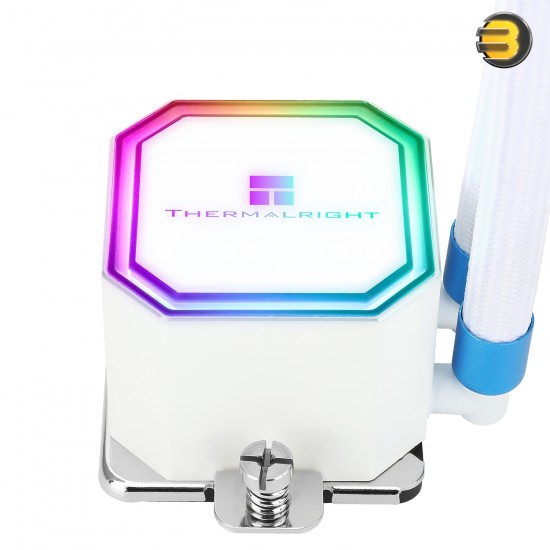 Thermalright Frozen Prism 360 White ARGB All-in-One Liquid CPU Cooler - 360mm Radiator, Triple 120mm ARGB Fans, Compatible with Intel LGA115X / 1200 / 1700 / 1851 / 2011 / 2011-3 / 2066 & AMD AM4 / AM5 Sockets