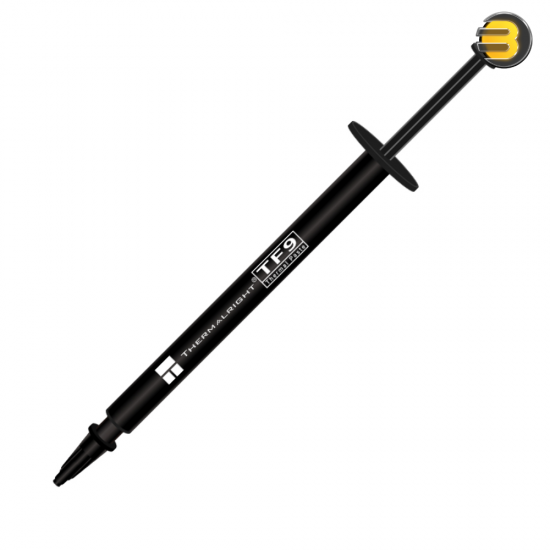 Thermalright TF9 1.5g Thermal Paste — High-Performance Gray Compound, 14 W/mK Thermal Conductivity, Thermal Impedance <0.01 ℃-cm²/W, Non-Conductive, Usable Temperature Range -220°C to 380°C, Includes Applicator, Safe for CPUs & GPUs