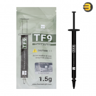 Thermalright TF9 1.5g Thermal Paste — High-Performance Gray Compound, 14 W/mK Thermal Conductivity, Thermal Impedance <0.01 ℃-cm²/W, Non-Conductive, Usable Temperature Range -220°C to 380°C, Includes Applicator, Safe for CPUs & GPUs