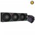 Thermalright Hyper Vision 360 ARGB BLACK AIO Liquid CPU Cooler — 360mm Aluminum Radiator, 3x 120mm TL-K12 PWM ARGB Fans (2150 RPM, 69 CFM), 6400 RPM Pump, IPS 3.95" 480x480 LCD Display, S-FDB V2 Bearing, Intel LGA1700/1200/115X/AMD AM4/AM5
