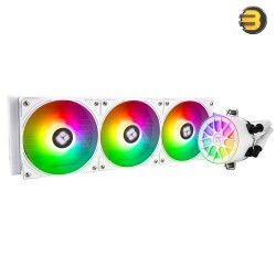 Thermalright Aqua Elite 360 ARGB Black V6 White All-in-One CPU Liquid Cooler - 360mm Radiator, Triple 120mm ARGB Fans, Compatible with Intel LGA115X / 1200 / 1700 / 1851 & AMD AM4 / AM5 Sockets