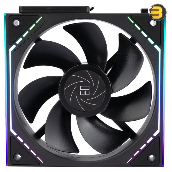Thermalright TL-M12QR X3 3-pack bundle of 120mm ARGB PWM case fans with S-FDB bearing, 47.6 CFM airflow and daisy-chain cables