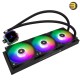 Thermalright Frozen Prism 360 Black ARGB All-in-One Liquid CPU Cooler - 360mm Radiator, Triple 120mm ARGB Fans, Compatible with Intel LGA115X / 1200 / 1700 / 1851 / 2011 / 2011-3 / 2066 & AMD AM4 / AM5 Sockets