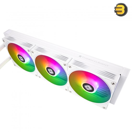 Thermalright Aqua Elite 360 ARGB Black V6 White All-in-One CPU Liquid Cooler - 360mm Radiator, Triple 120mm ARGB Fans, Compatible with Intel LGA115X / 1200 / 1700 / 1851 & AMD AM4 / AM5 Sockets