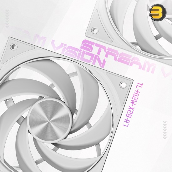 Thermalright Stream Vision 360 White All-in-One Liquid CPU Cooler - 360mm Radiator, Triple 120mm ARGB Fans, Compatible with Intel LGA115X / 1200 / 1700 / 1851 / 2011 / 2066 & AMD AM4 / AM5 Sockets