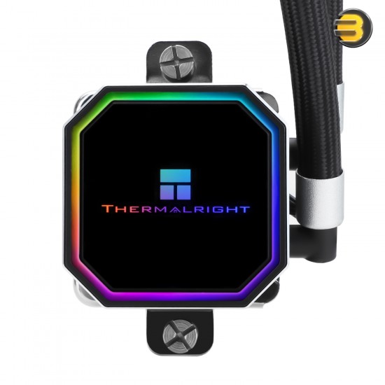 Thermalright Frozen Prism 360 Black ARGB All-in-One Liquid CPU Cooler - 360mm Radiator, Triple 120mm ARGB Fans, Compatible with Intel LGA115X / 1200 / 1700 / 1851 / 2011 / 2011-3 / 2066 & AMD AM4 / AM5 Sockets