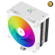 Thermalright Assassin X 120 R Digital ARGB WHITE CPU Cooler Thermalright Assassin X 120 R Digital ARGB WHITE 120mm CPU air cooler with 4 direct-touch nickel-plated copper heatpipes, real-time temperature digital display and TL-P12W-S PWM fan