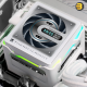 Thermalright Elite Vision 360 White ARGB AIO Liquid CPU Cooler — 360mm Aluminum Radiator, 3x 120mm PWM ARGB Fans (2150 RPM, 69 CFM), Magnetic IPS LCD Display, S-FDB V2 Bearings, Intel LGA1851/1700, AMD AM5 Compatible