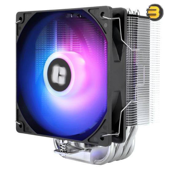 Thermalright Burst Assassin 120 SE ARGB CPU Cooler — Single Tower, 6x 6mm Heatpipes, 120mm PWM ARGB Fan, 1550 RPM, 66 CFM, S-FDB Bearing, Nickel-Plated Copper Base, Intel LGA115X/1200/1700 & AMD AM4/AM5