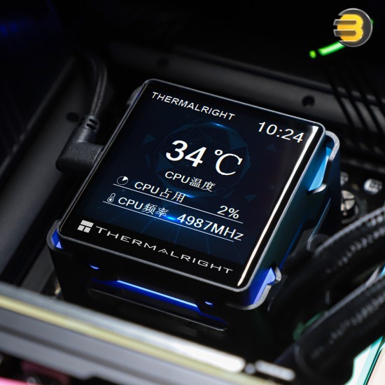 Thermalright Elite Vision 360 Black ARGB All-in-One Liquid CPU Cooler - 360mm Radiator, Triple 120mm ARGB Fans, Compatible with Intel LGA115X / 1200 / 1700 / 1851 / 2011 / 2066 & AMD AM4 / AM5 Sockets