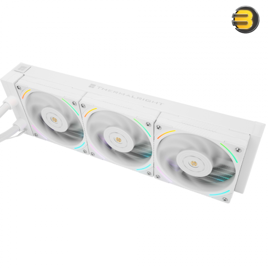 Thermalright Hyper Vision 360 ARGB White AIO Liquid CPU Cooler — 360mm Aluminum Radiator, 3x 120mm TL-K12 PWM ARGB Fans (2150 RPM, 69 CFM), 6400 RPM Pump, IPS 3.95" 480x480 LCD Display, S-FDB V2 Bearing, Intel LGA1700/1200/115X/AMD AM4/AM5 Thermalright Hyper Vision 360 ARGB White AIO Liquid CPU Cooler — 360mm Aluminum Radiator, 3x 120mm TL-K12 PWM ARGB Fans (2150 RPM, 69 CFM), 6400 RPM Pump, IPS 3.95" 480x480 LCD Display, S-FDB V2 Bearing, Intel LGA1700/1200/115X/AMD AM4/AM5