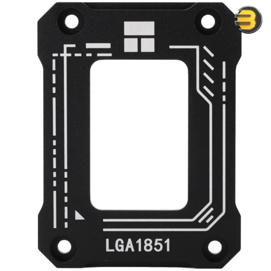 Thermalright LGA1851-BCF BLACK CPU Anti-Bend Backplate — Aluminum Alloy, 53.5x70x6.25mm, Includes L-Shaped Screwdriver & 4 Screws, Compatible with Intel 15th Gen LGA1851 Socket, Prevents CPU Warping, Black Anodized Finish, Easy Installation Thermalright LGA1851-BCF BLACK CPU Anti-Bend Backplate — Aluminum Alloy, 53.5x70x6.25mm, Includes L-Shaped Screwdriver & 4 Screws, Compatible with Intel 15th Gen LGA1851 Socket, Prevents CPU Warping, Black Anodized Finish, Easy Installation