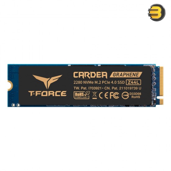 TEAMGROUP T-Force CARDEA Zero Z44L 500GB — Support SLC Cache - PCIe Gen4x4 M.2 2280 - Read/Write 3,300/2,700 MB/s - TM8FPL500G0C127