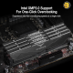TEAMGROUP T-Force VULCAN DDR5 32GB 2x16GB 6000MHz CL30 desktop memory kit with black forged aluminum heatsink and SK hynix A-die
