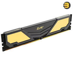 TEAM 8G (1X 8GB) 3200MHz CL22 ELITE PLUS DDR4 DESKTOP MEMORY BLACK - TPD48G3200HC2201