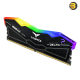 T-FORCE DELTA RGB DDR5 32GB dual-channel kit (2x16GB) with forged aluminum heatsink, 120-degree RGB lighting bar and 6000MHz speed