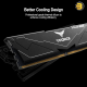 TEAMGROUP T-Force VULCAN DDR5 32GB 2x16GB 6000MHz CL30 desktop memory kit with black forged aluminum heatsink and SK hynix A-die